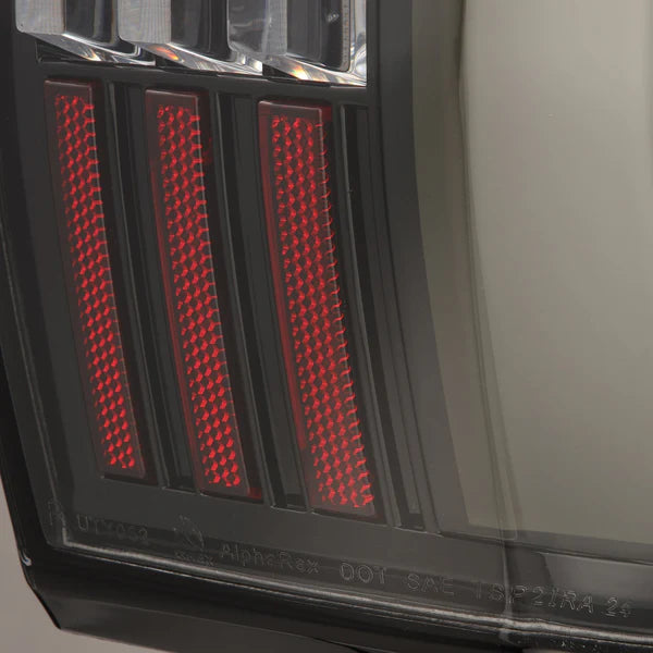 AlphaRex 22-25 Toyota Tundra NOVA-Series Prismatic LED Tail Lights - Black