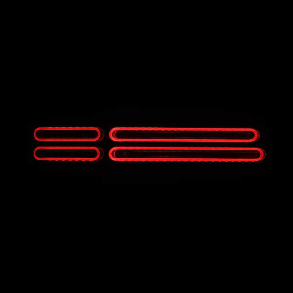 Nissan Z400 Z34 Quad-Loop/Twin-Loop Style Alpharex NOVA-Series Prismatic LED Tail Lights