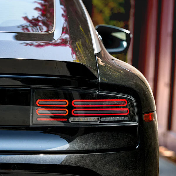Nissan Z400 Z34 Quad-Loop/Twin-Loop Style Alpharex NOVA-Series Prismatic LED Tail Lights
