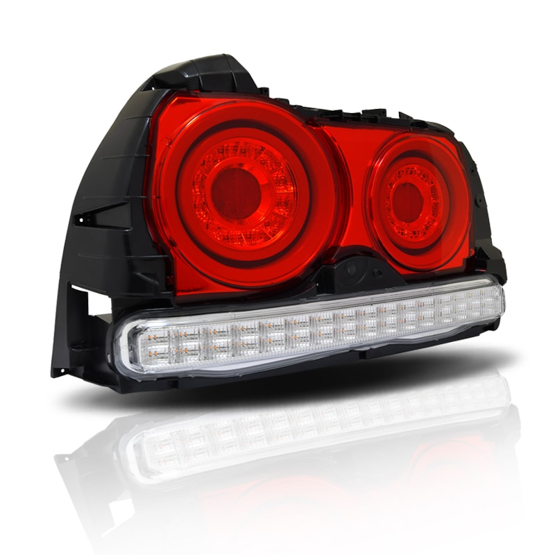 R34 Skyline 4D Sedan ENR34 ER34 HR34 Fiber LED taillights Red Clear