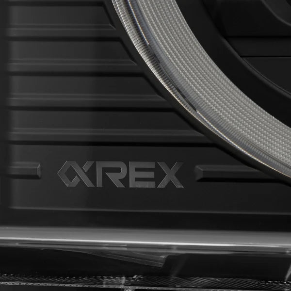 AlphaRex Heritage-Edition LED Projector Headlights Black for 2024+ Toyota Land Cruiser