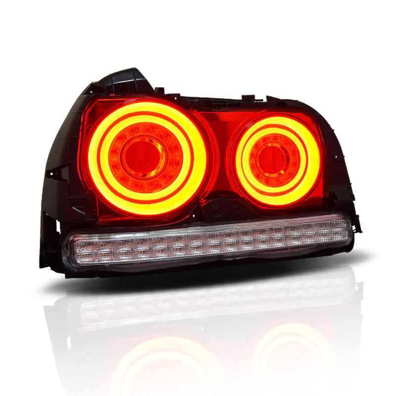 R34 Skyline 4D Sedan ENR34 ER34 HR34 Fiber LED taillights Red Clear