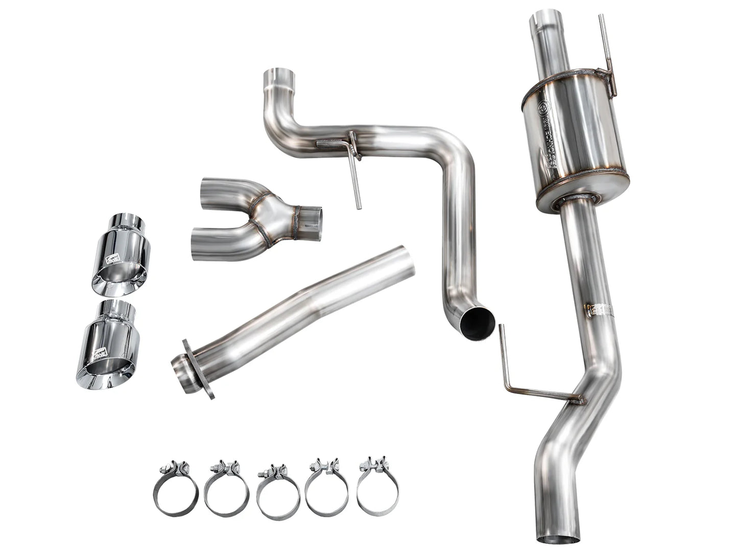 AWE 0FG Exhaust Cat Backfor '21+ Ford Regular/Single Cab F-150