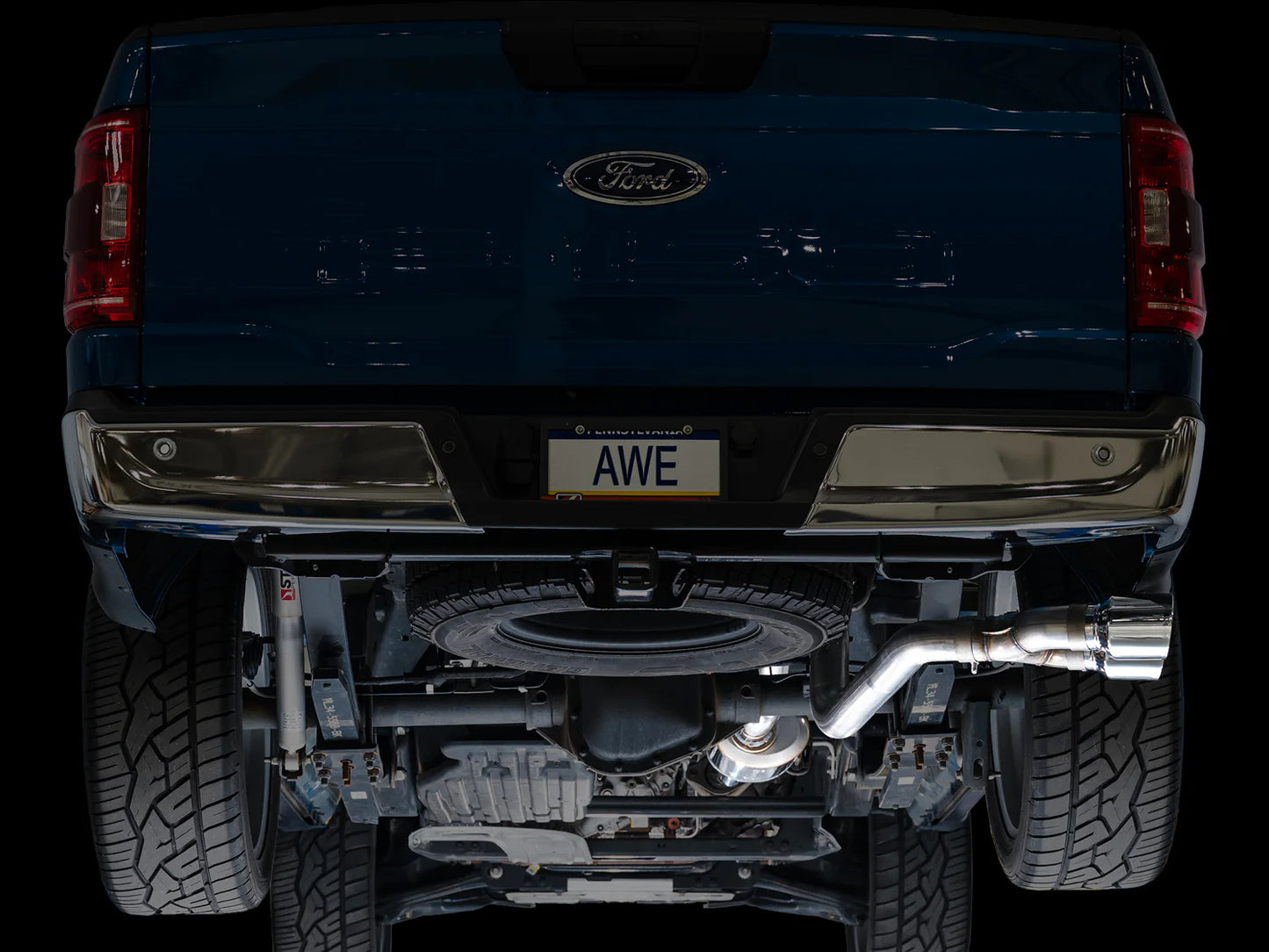 AWE 0FG Exhaust Cat Backfor '21+ Ford Regular/Single Cab F-150