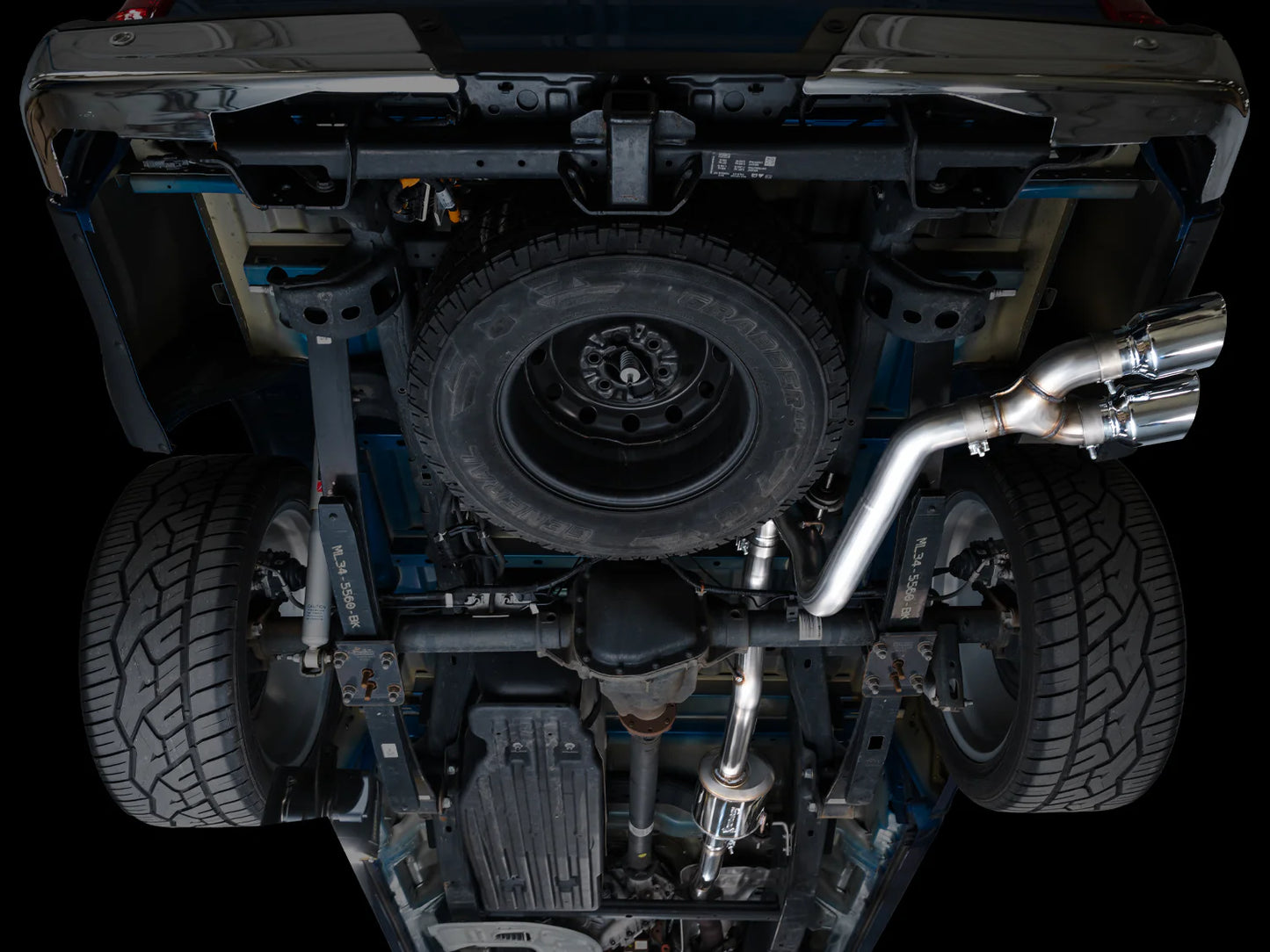 AWE 0FG Exhaust Cat Backfor '21+ Ford Regular/Single Cab F-150