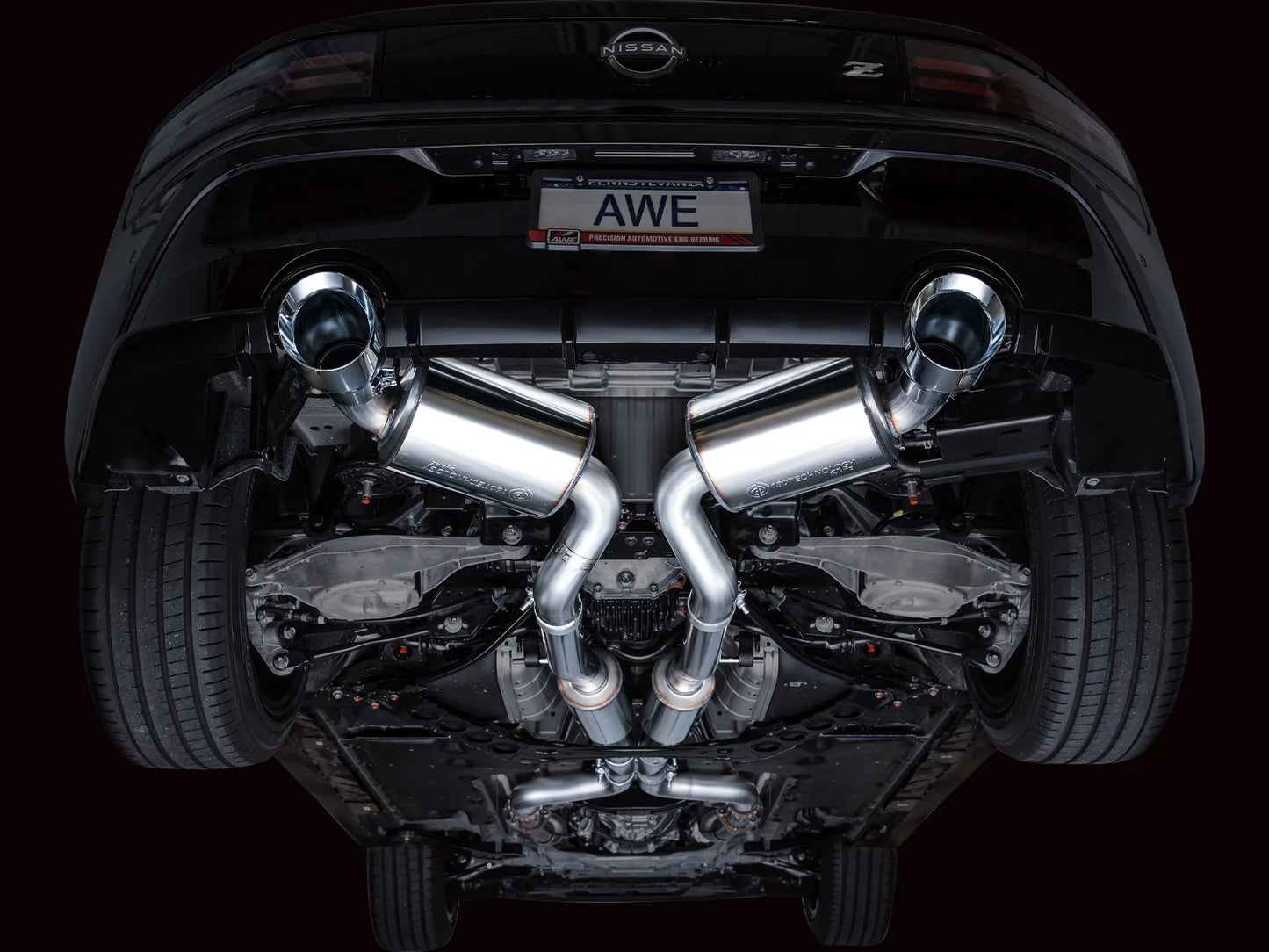 AWE Cat Back Exhaust For Nissan Z400 R34