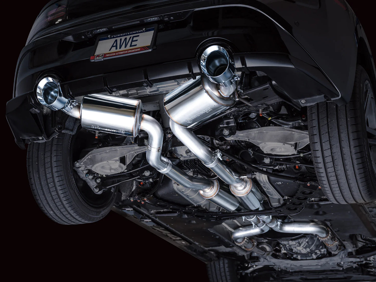 AWE Cat Back Exhaust For Nissan Z400 R34