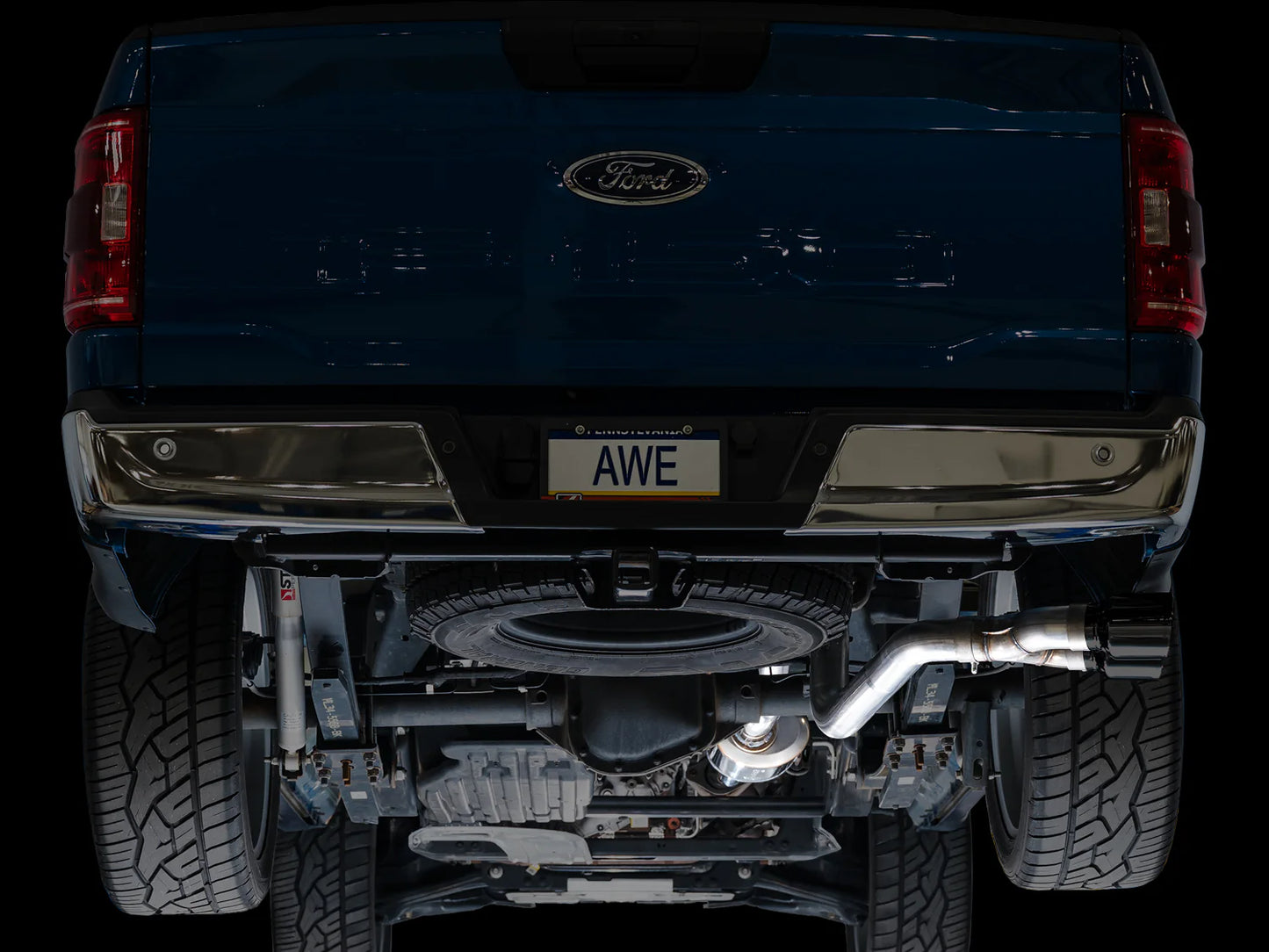 AWE 0FG Exhaust Cat Backfor '21+ Ford Regular/Single Cab F-150