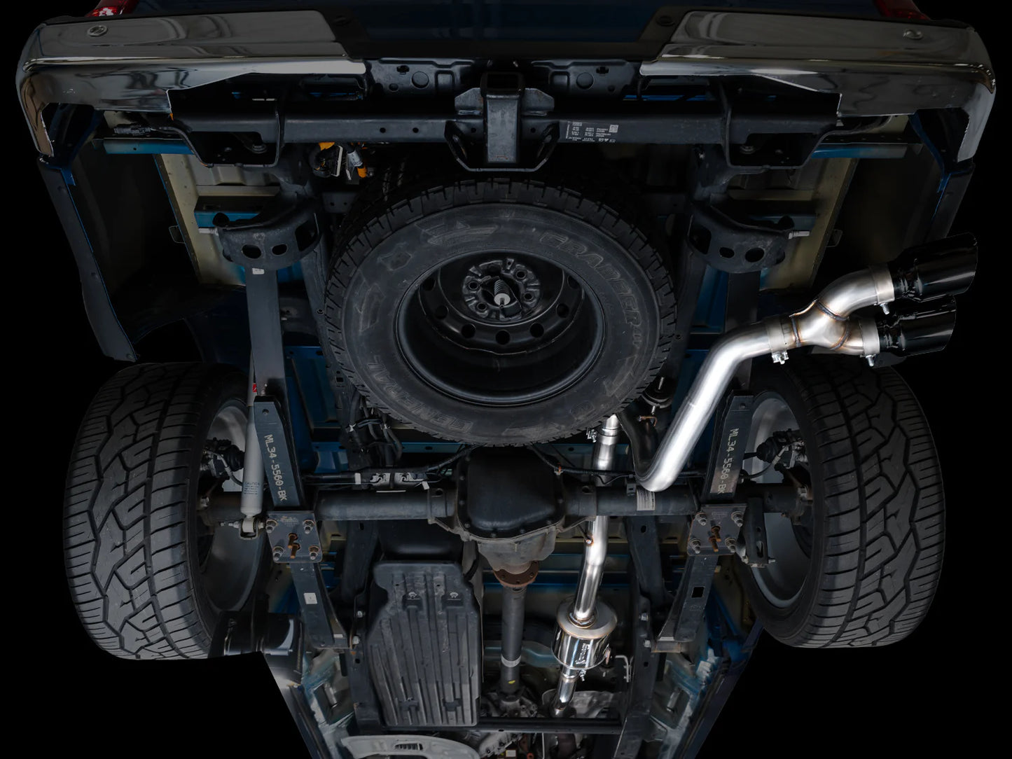 AWE 0FG Exhaust Cat Backfor '21+ Ford Regular/Single Cab F-150