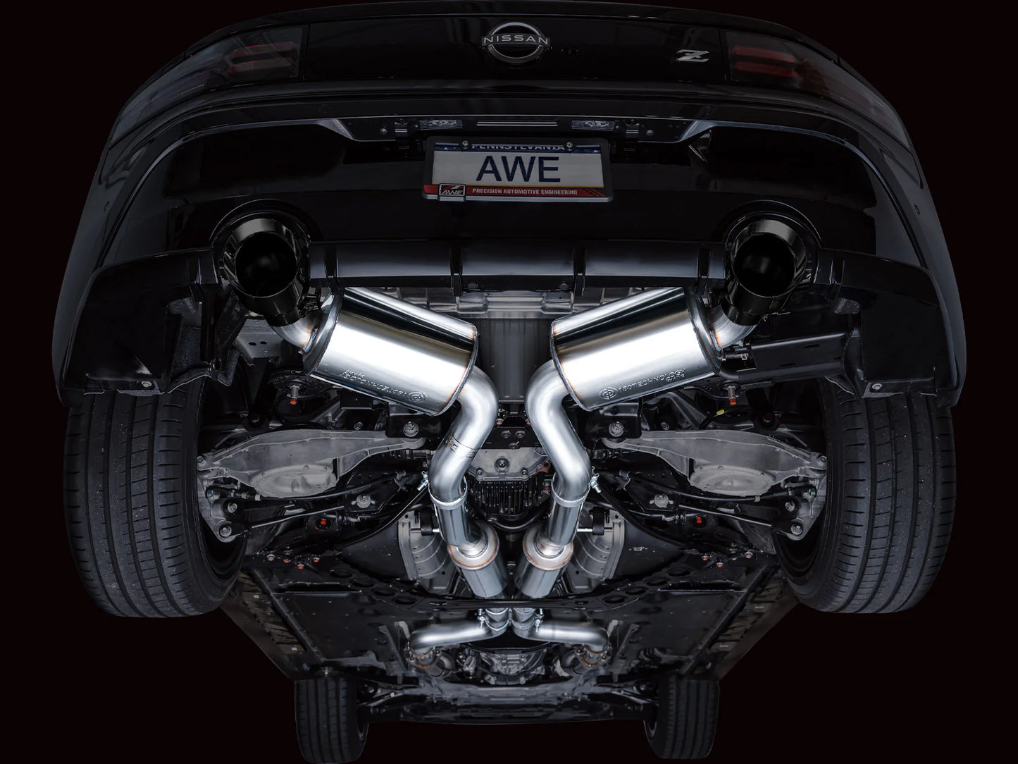 AWE Cat Back Exhaust For Nissan Z400 R34