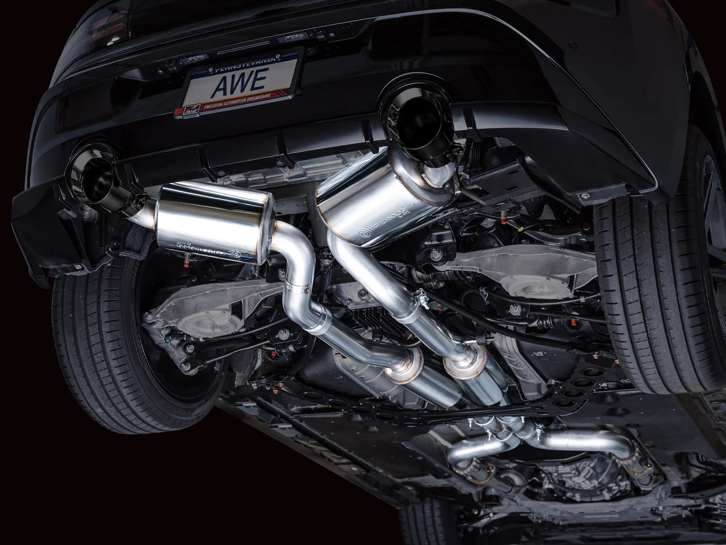 AWE Cat Back Exhaust For Nissan Z400 R34