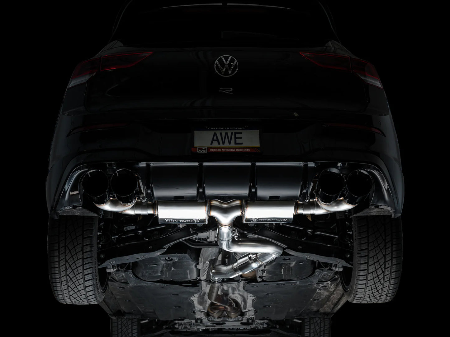 AWE Cat Back Exhaust For Golf R MK8/MK8.5