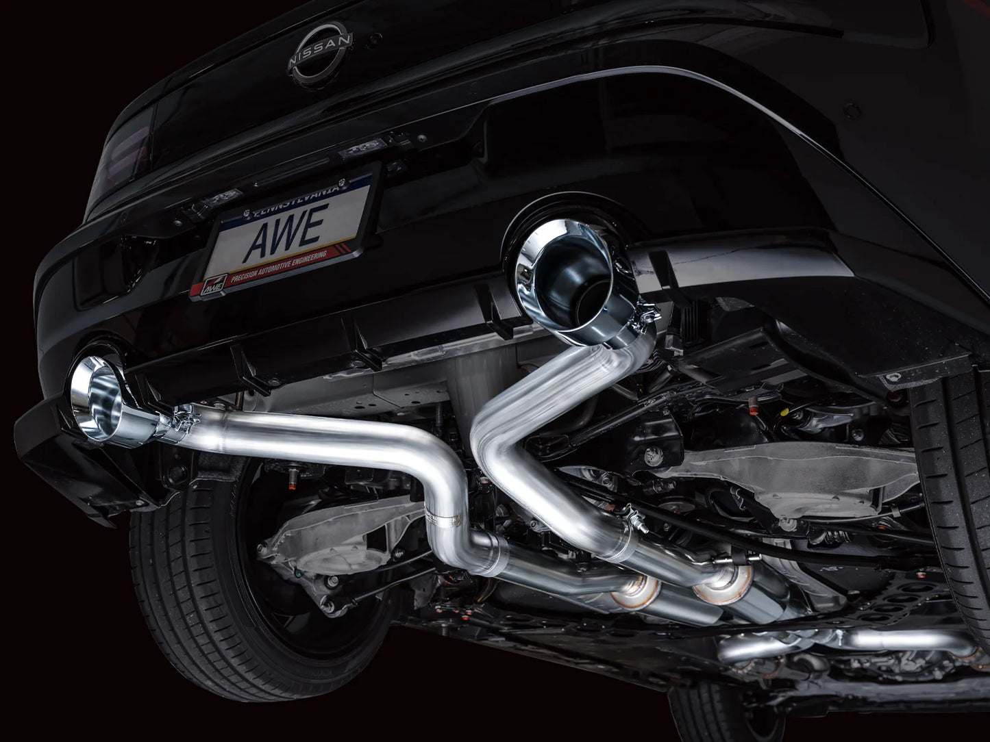 AWE Cat Back Exhaust For Nissan Z400 R34