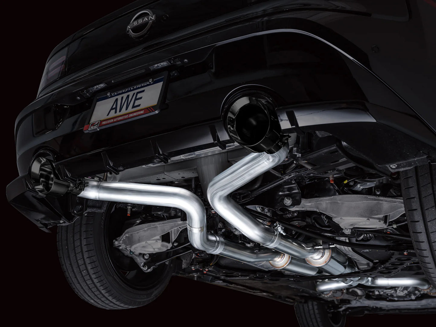 AWE Cat Back Exhaust For Nissan Z400 R34