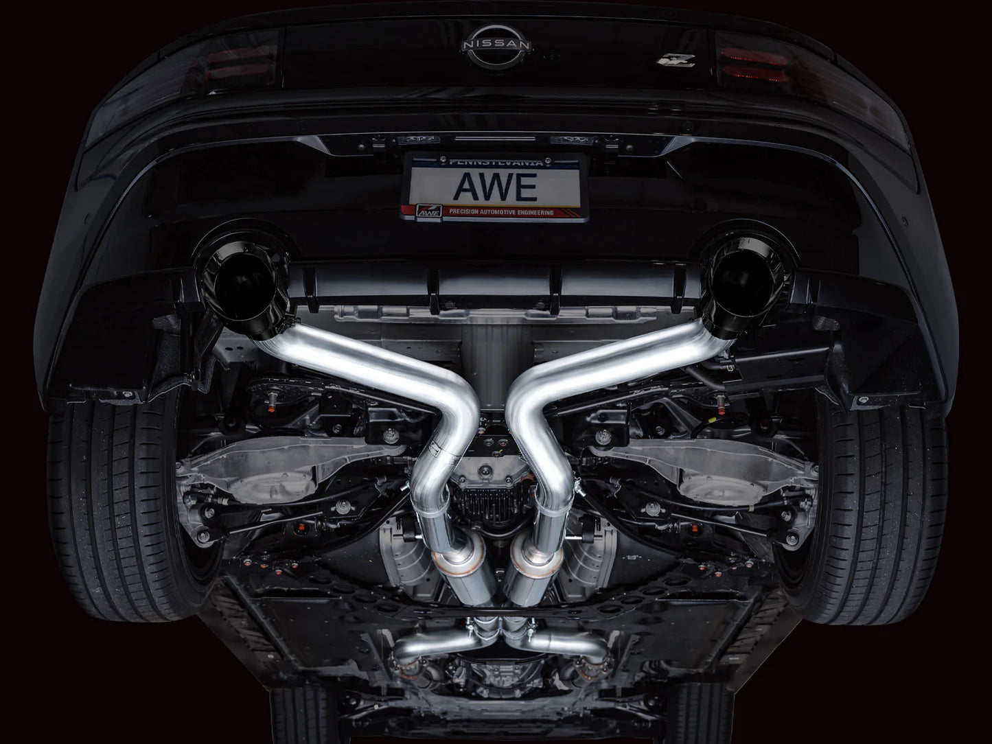 AWE Cat Back Exhaust For Nissan Z400 R34