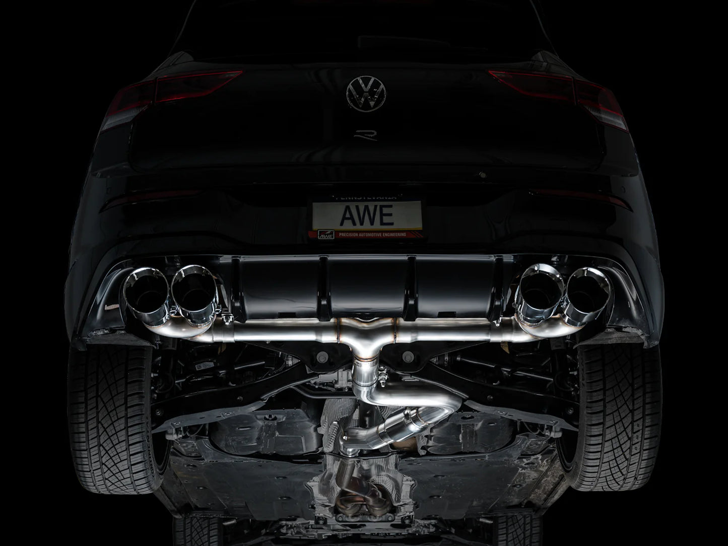AWE Cat Back Exhaust For Golf R MK8/MK8.5