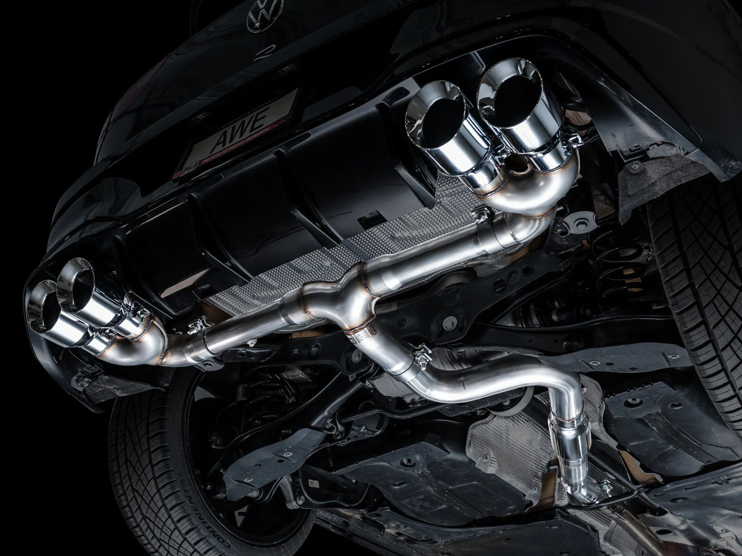 AWE Cat Back Exhaust For Golf R MK8/MK8.5