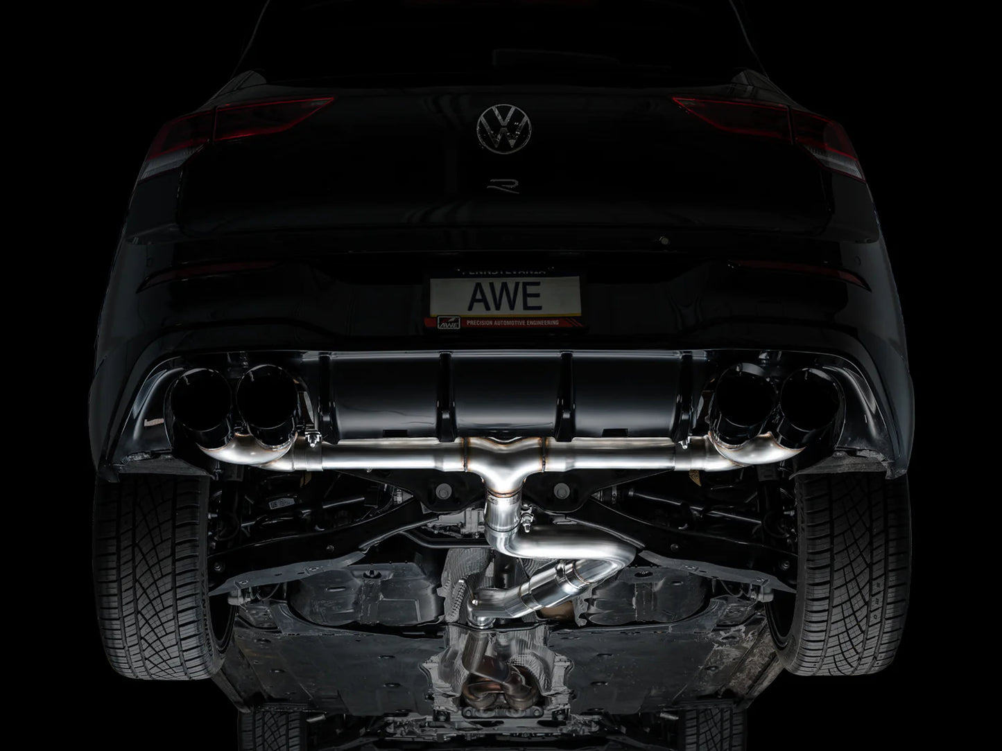 AWE Cat Back Exhaust For Golf R MK8/MK8.5