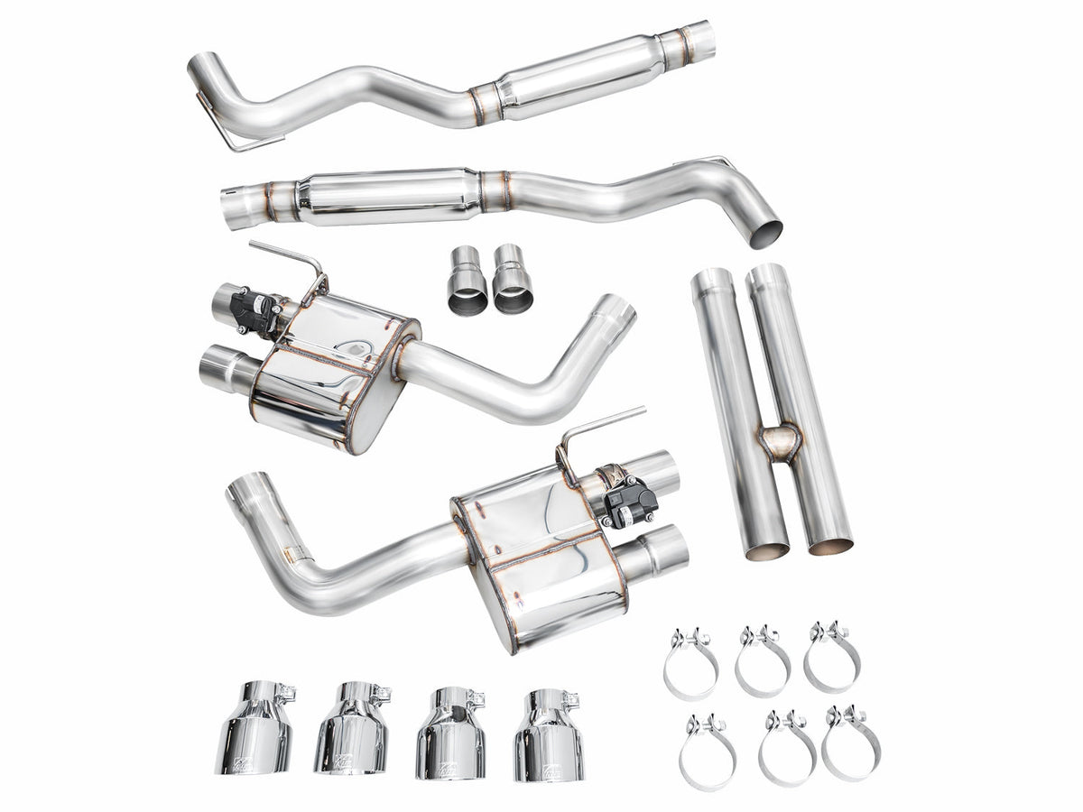AWE Exhaust Suite | 2024-2026 Ford Mustang GT S650 Quad Tip 5.0L