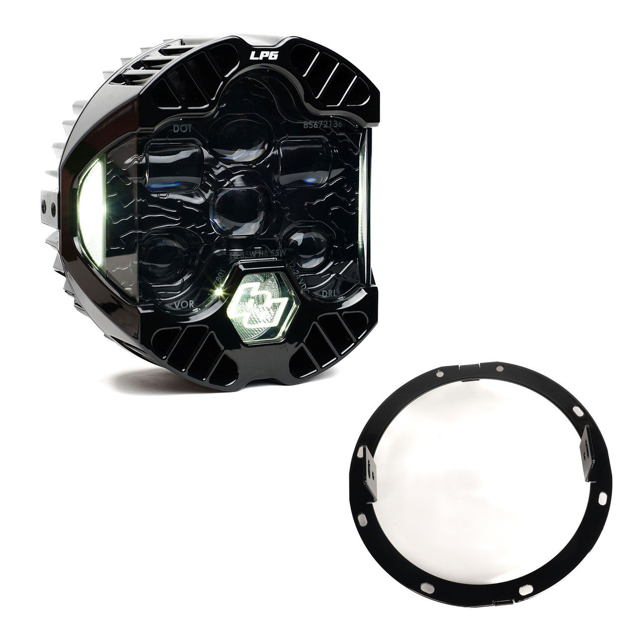 Baja Designs 14-23 Harley-Davidson Street Glide (Single Light) DOT LP6 LED DRL Headlight Kit