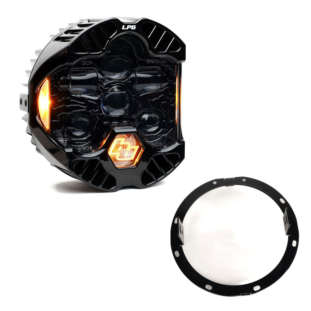 Baja Designs 14-23 Harley-Davidson Street Glide (Single Light) DOT LP6 LED DRL Headlight Kit
