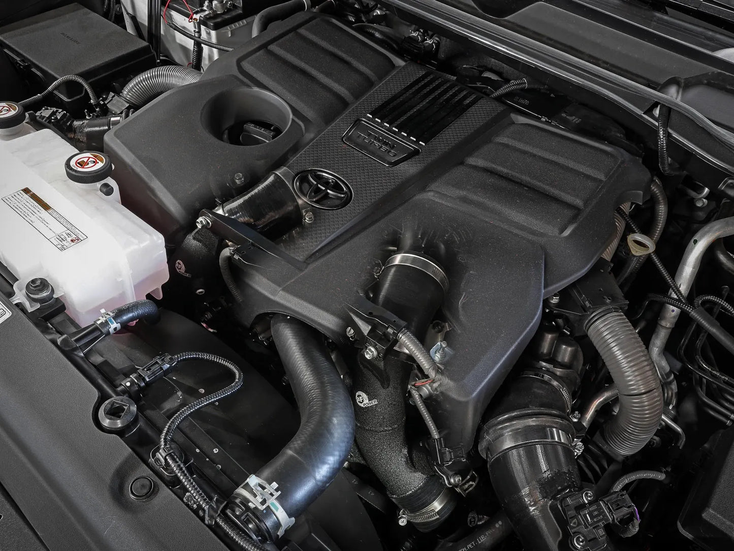 Toyota/Lexus LC300/LX600/LX700h/Tundra/Sequoia AFE Charge Pipe Red/Black