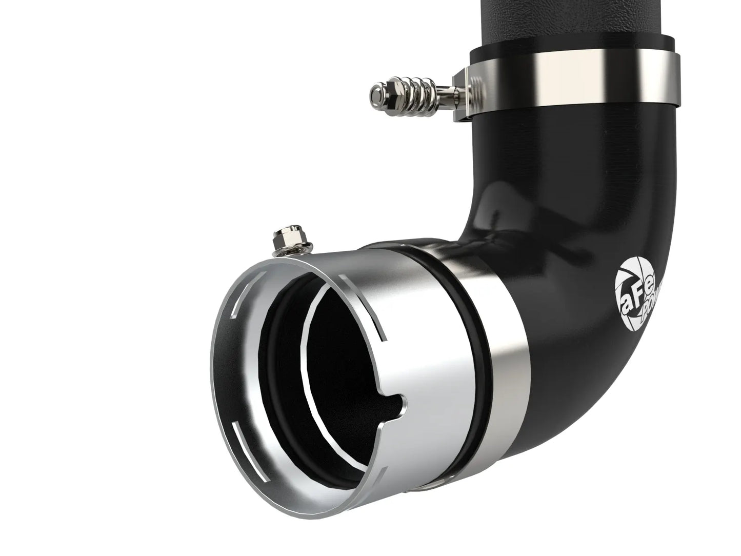 aFe 21-25 Ford Bronco V6-2.7Ltt BladeRunner Alum Hot & Cold Charge Pipe Kit - Black