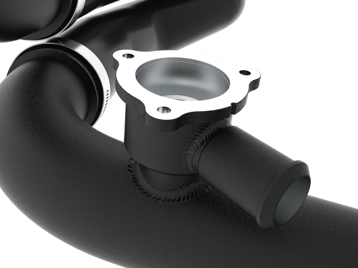 aFe 22-25 Ford Bronco Raptor/Ranger Raptor V6-3.0L BladeRunner Aluminum Hot and Cold Charge Pipe Kit - Black
