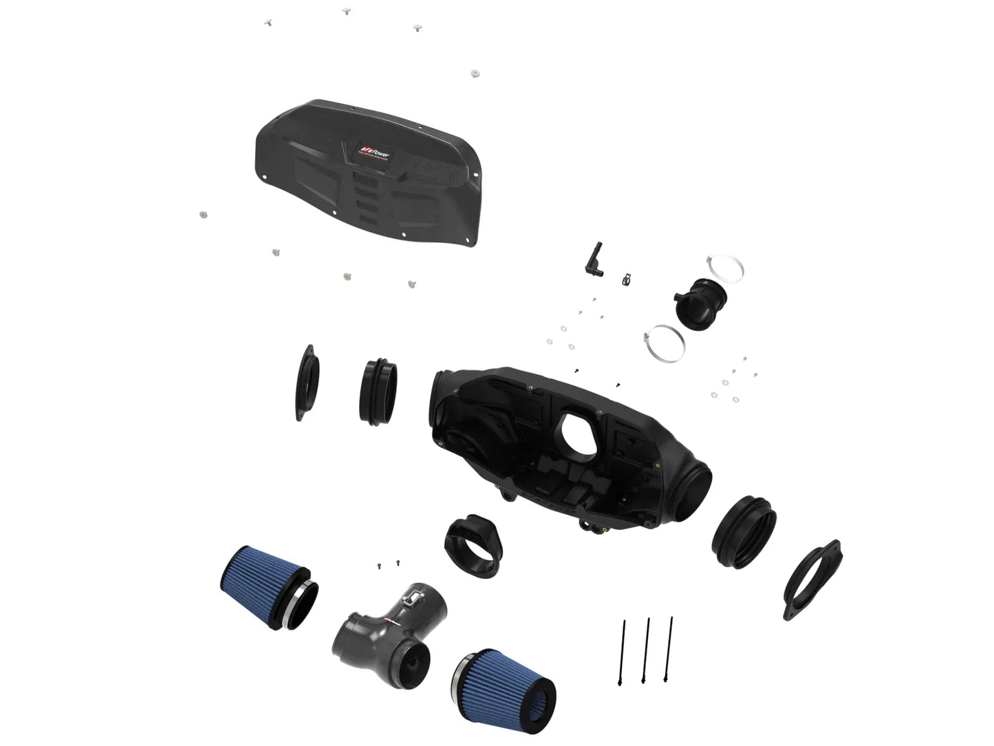 aFe Black Series Carbon Fiber Pro 5R/ Pro Dry S Air Intake System 20+ Chevrolet Corvette C8/E-Ray V8 6.2L