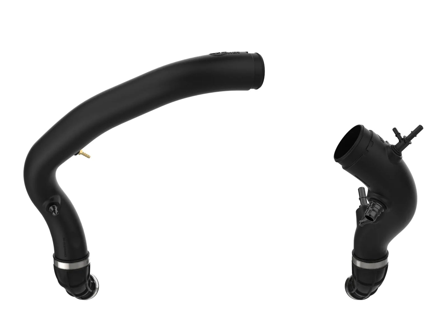 aFe 15-16 Gen 1 Ford F150 V6 3.5L Turbo Inlet Pipes - Black