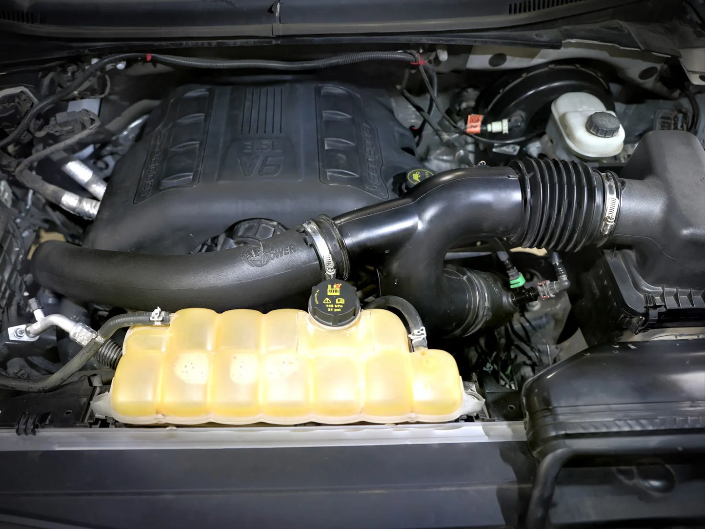aFe 15-16 Gen 1 Ford F150 V6 3.5L Turbo Inlet Pipes - Black