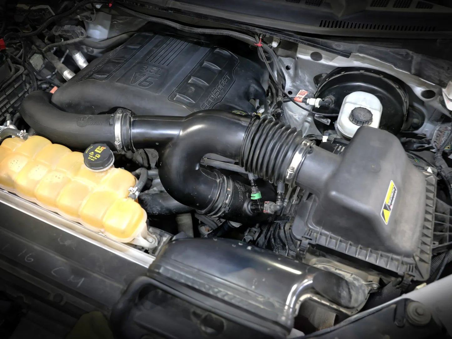 aFe 15-16 Gen 1 Ford F150 V6 3.5L Turbo Inlet Pipes - Black