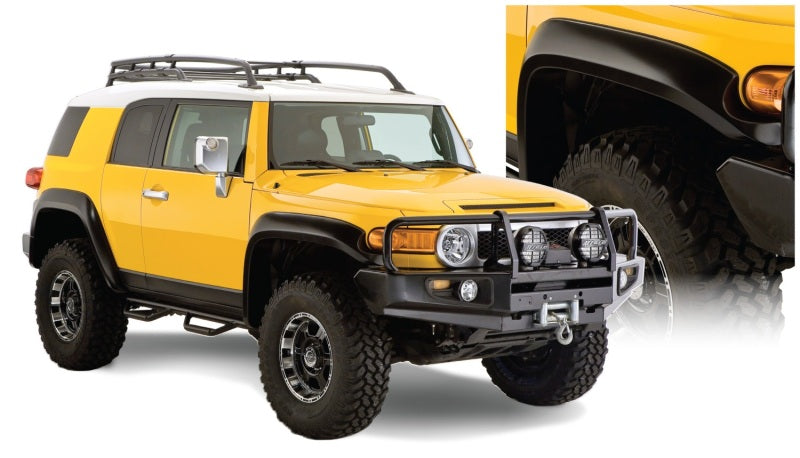 Bushwacker Toyota FJ Cruiser Extend-A-Fender Style Flares 4pc - Black