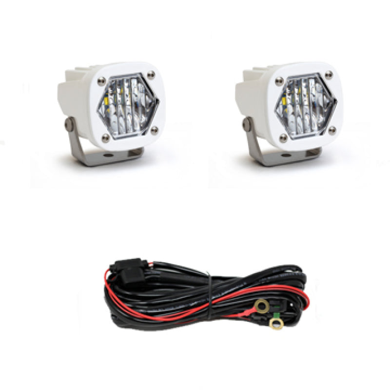 Baja Designs S1 Wide Cornering LED Light w/ Mounting Bracket Pair