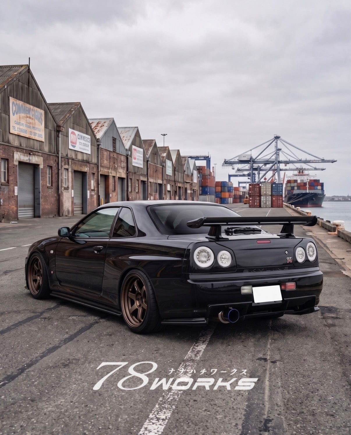 (Pre-Order) R34 Skyline GT GT-R 2D Coupe BNR ENR ER HR Skylight/LED taillights Red Clear