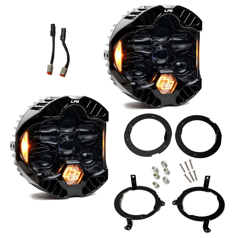 Baja Designs 18-25 Jeep Wrangler JL / 20-25 Gladiator JT DOT LP6 LED Headlight Kit