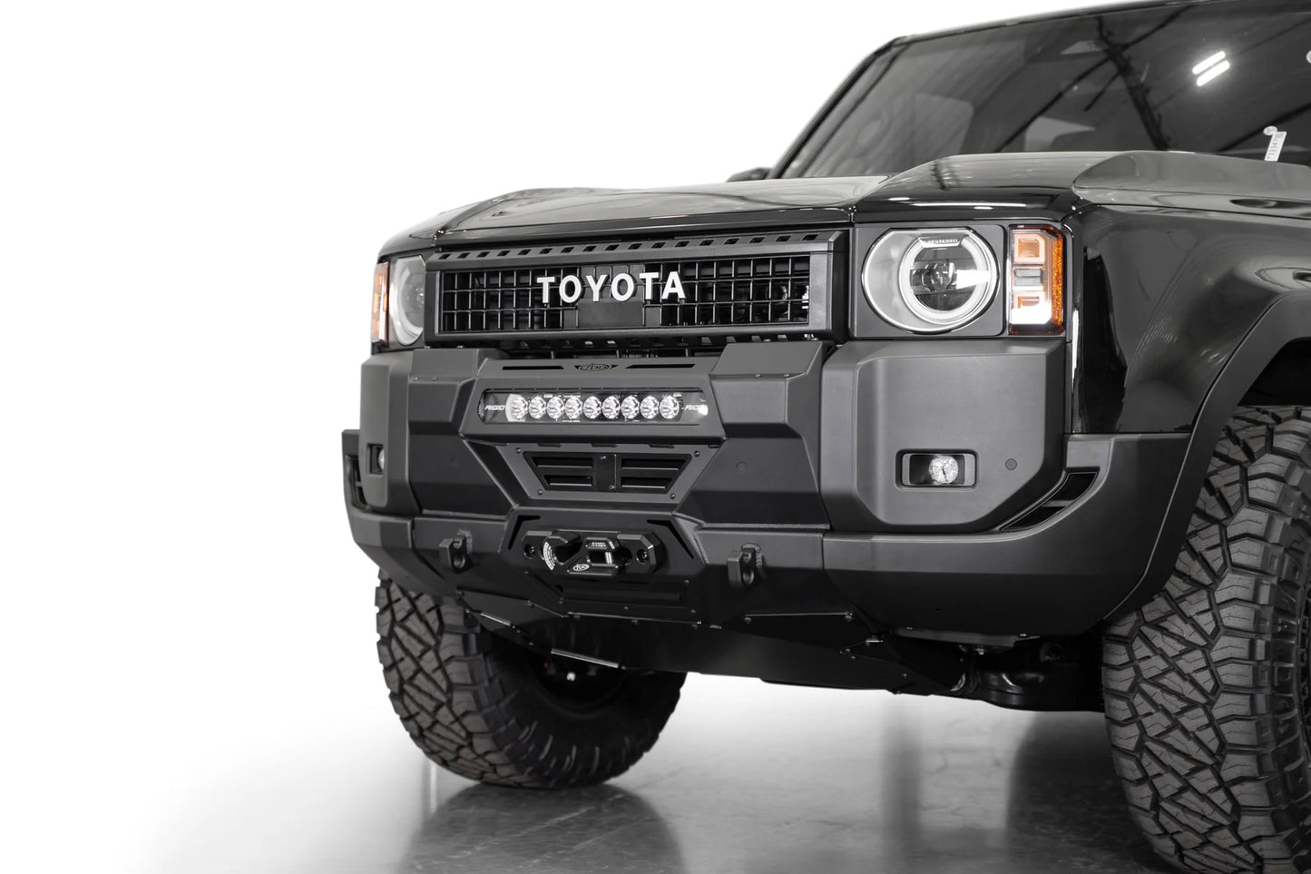 ADD Toyota Land Cruiser Prado LC250 Stealth Center Mount Winch Front Bumper