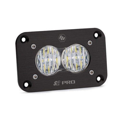 Baja Designs S2 Pro Flush Mount Wide Cornering Pattern LED Work Light