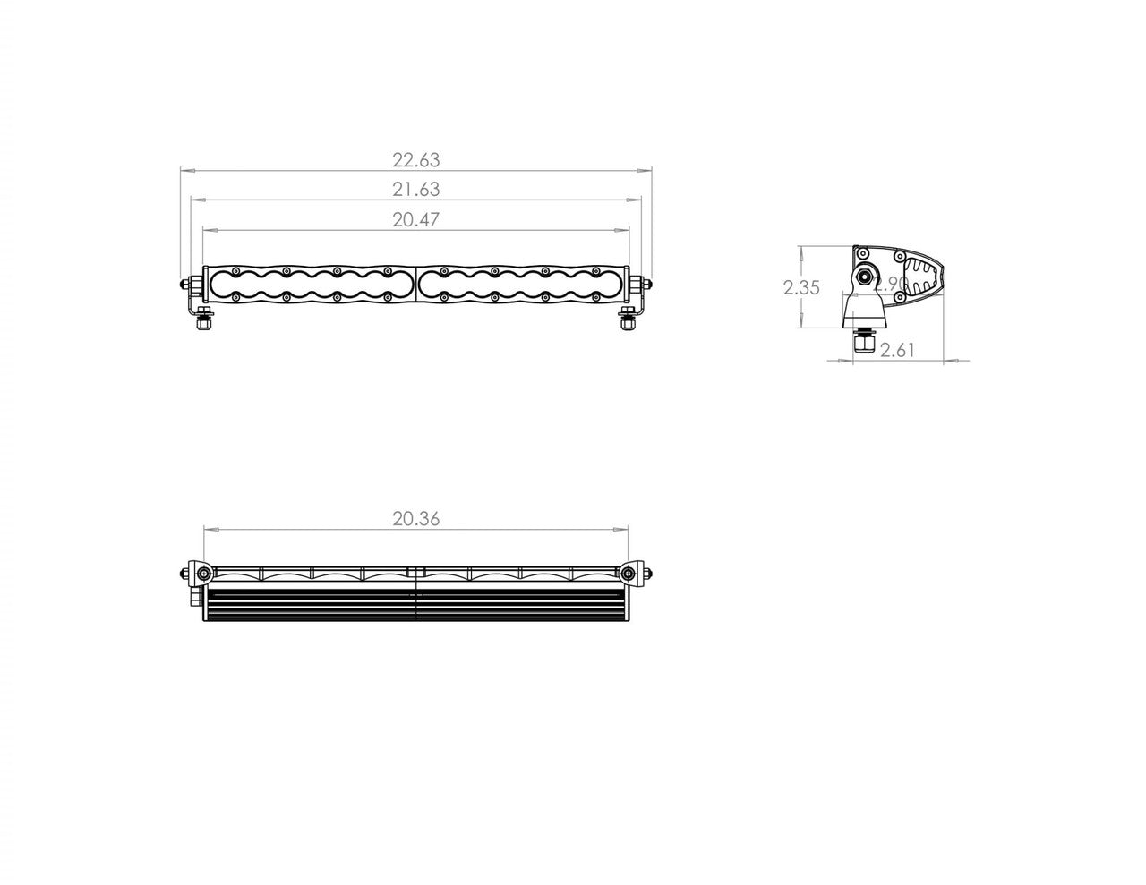 Baja Designs S8 Series Driving Combo Pattern LED Light bar - All Sizes 10-50"