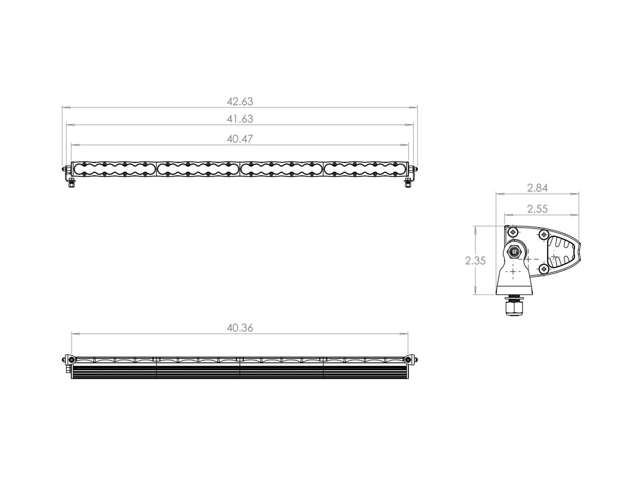 Baja Designs S8 Series Driving Combo Pattern LED Light bar - All Sizes 10-50"
