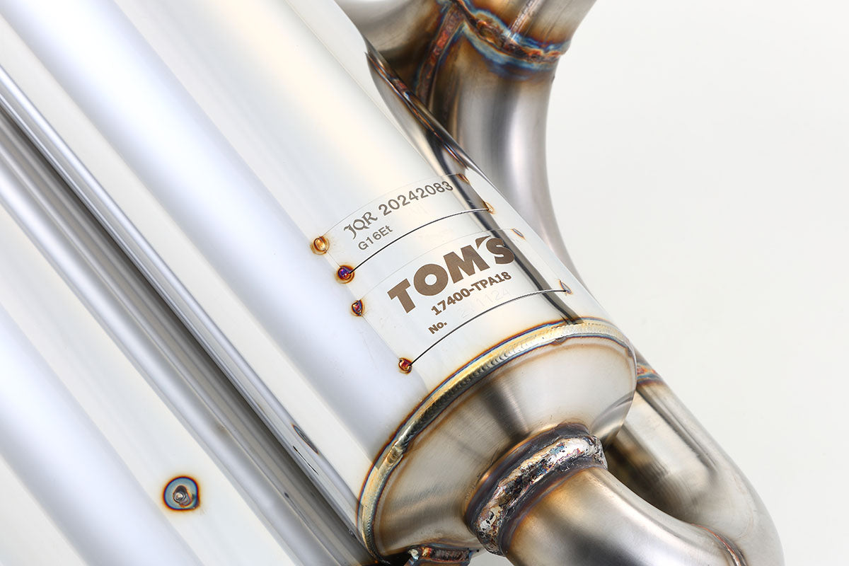 Toms Racing Japan GR Yaris Cat Back Exhaust Gen 1 & Gen 2