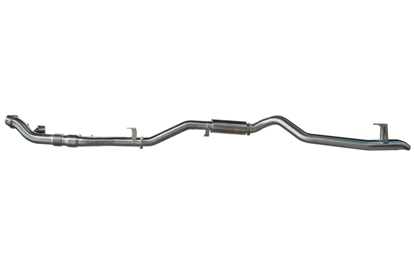 Just Autos VDJ 70 series V8 Exhaust 4"