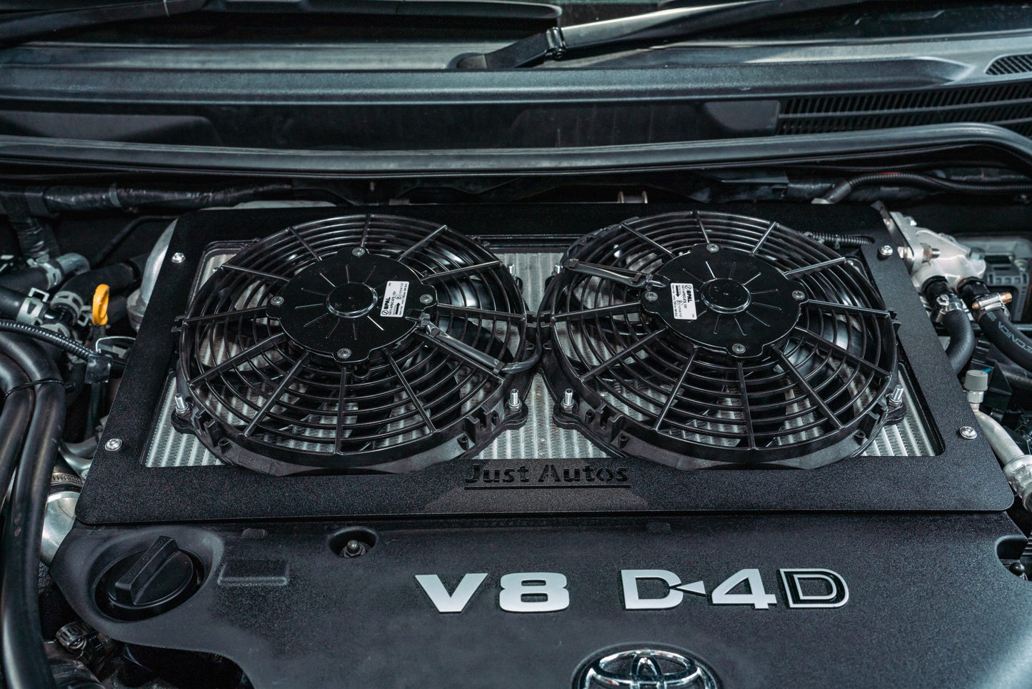 Just Autos Intercooler Fan Kit LC200 & 70 Series V8 Diesel VDJ