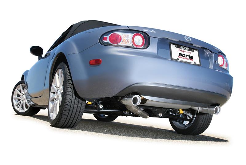 Borla 06-14 Mazda MX-5 Miata NC 2.0L Twin-Tip Cat Back Exhaust