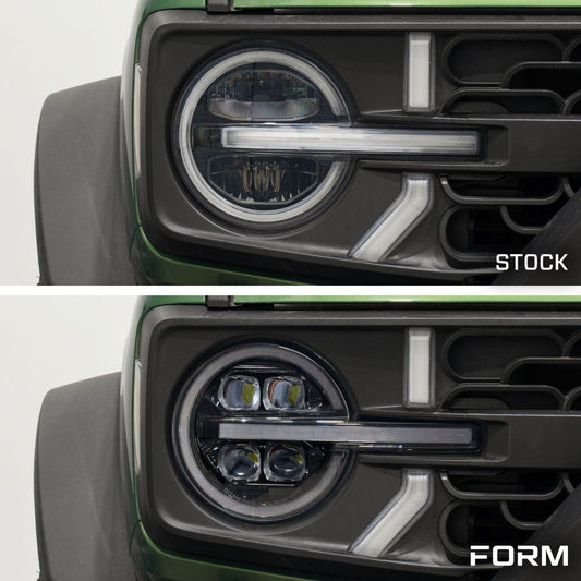 Form Lightning Ford Bronco LED Projector Headlights (pair)