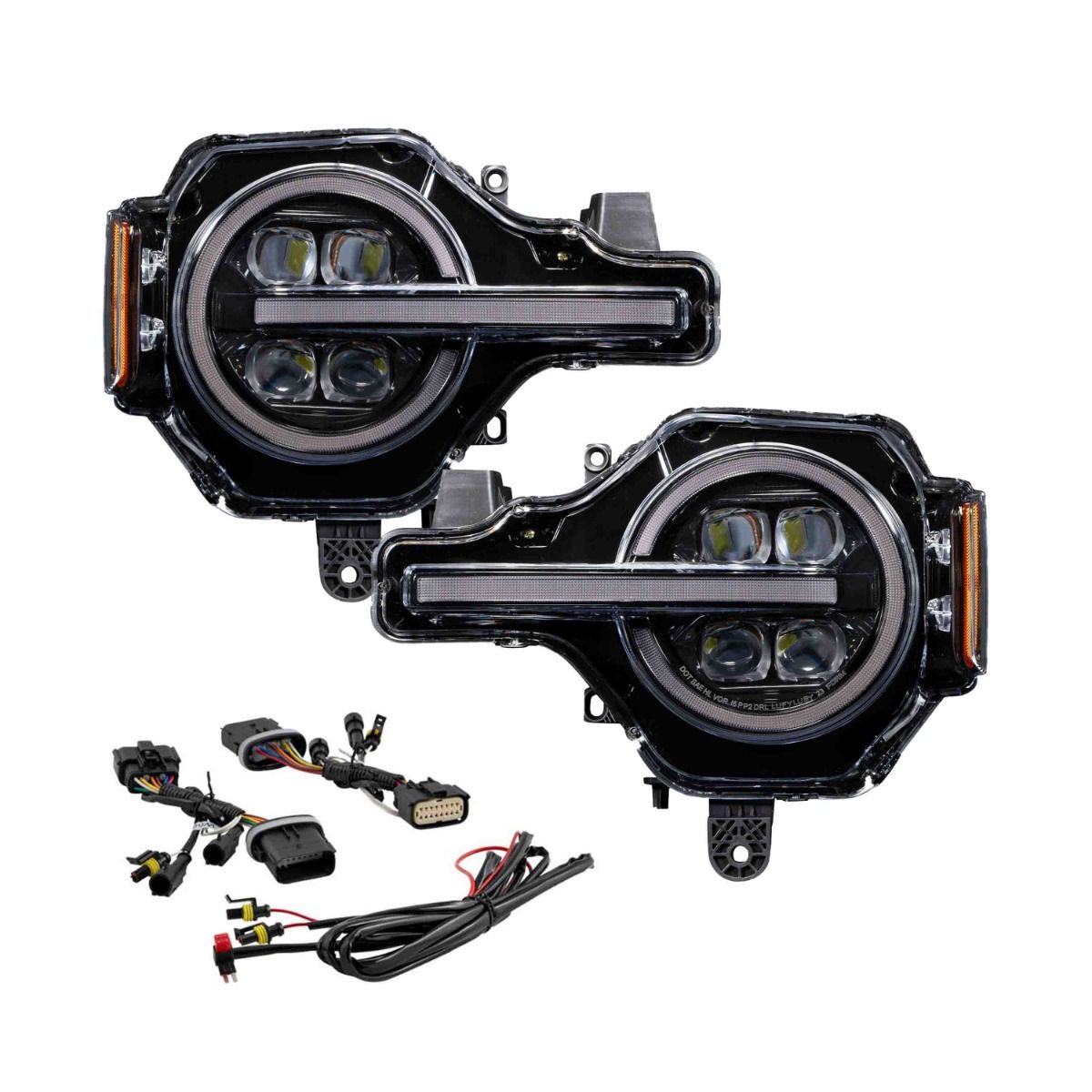 Form Lightning Ford Bronco LED Projector Headlights (pair)