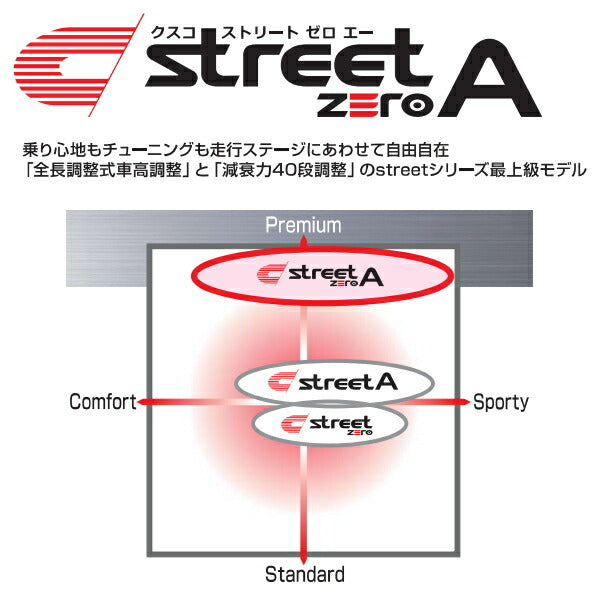 Cusco Street Zero R 40 way Adjustable Coil Over For Toyota 86/Subaru BRZ FA20