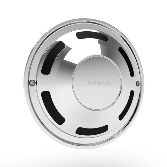 Nomad Wheels 504 Field stainless steel closed-end cap side view