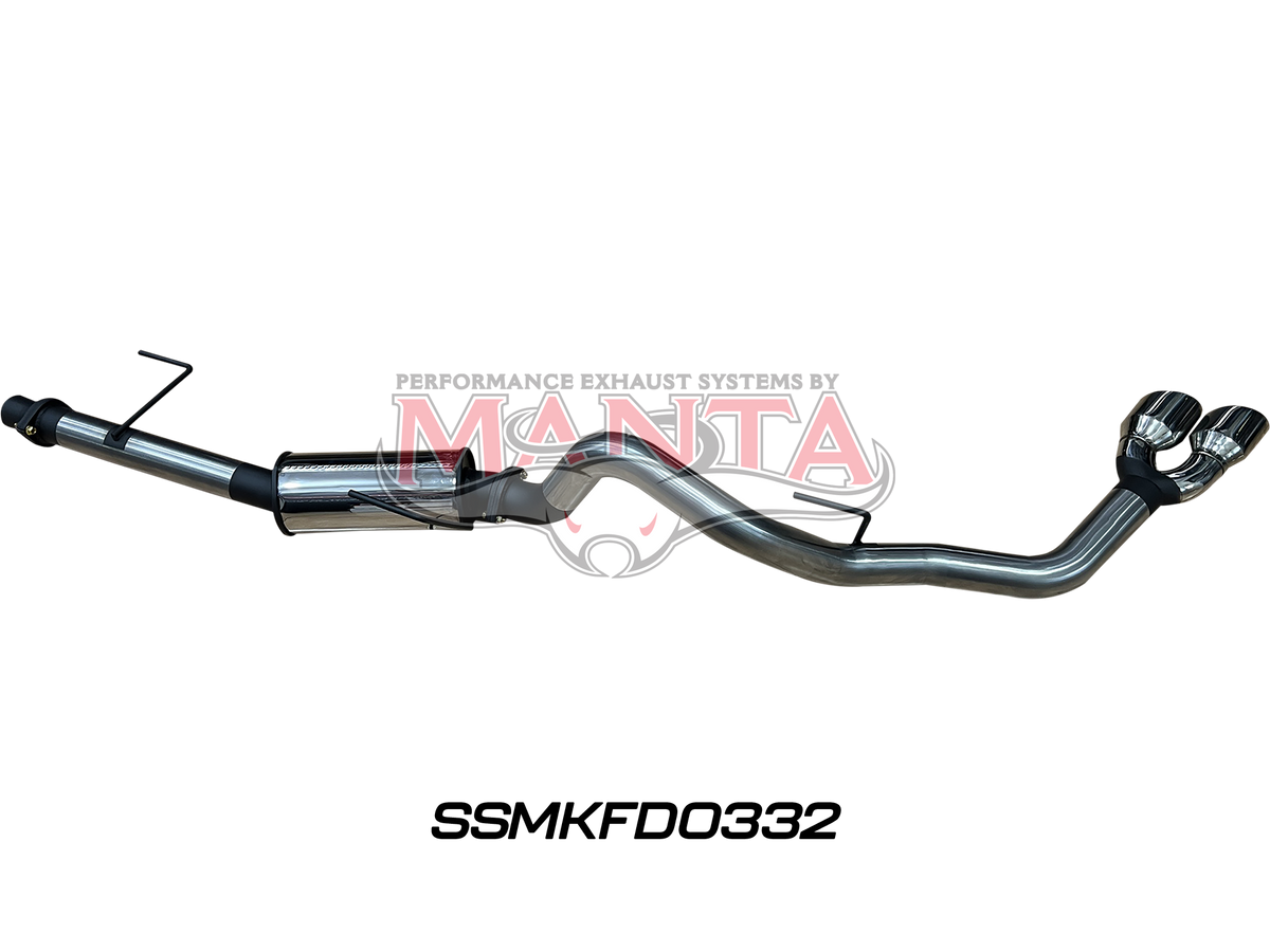 Ford F150 2023+ 3.5L V6 SWB & LWB 3in Catback With Chrome Side Exit Twin Tip