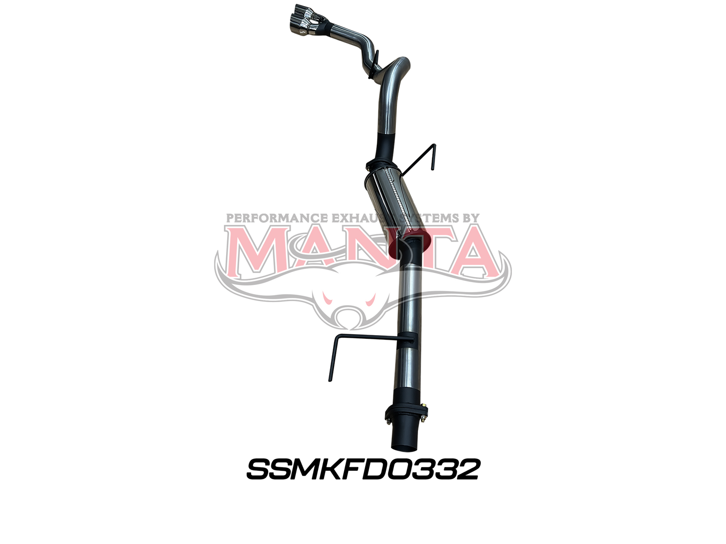 Ford F150 2023+ 3.5L V6 SWB & LWB 3in Catback With Chrome Side Exit Twin Tip